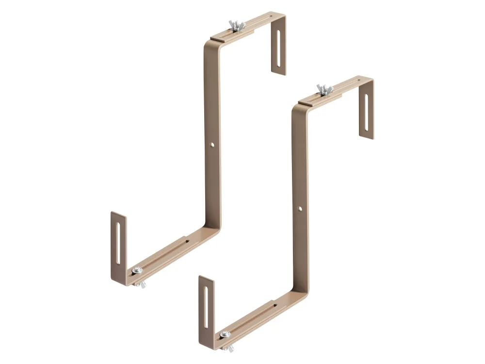 PARKSIDE® Držiak na kvetináč, 2 kusy (béžová)