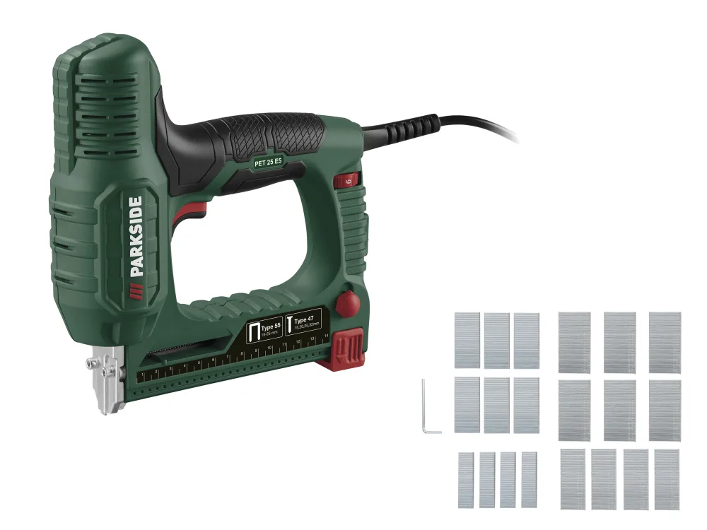Parkside® Elektrická sponkovačka PET 25 E5