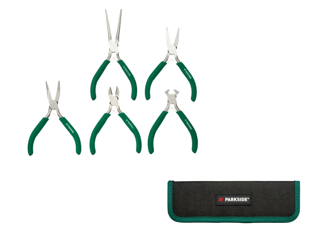 PARKSIDE® Feinmechanikerzangen-Set, 5-teilig