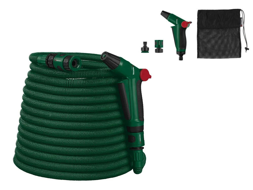 PARKSIDE® Flexi-Gartenschlauchset, 30 m