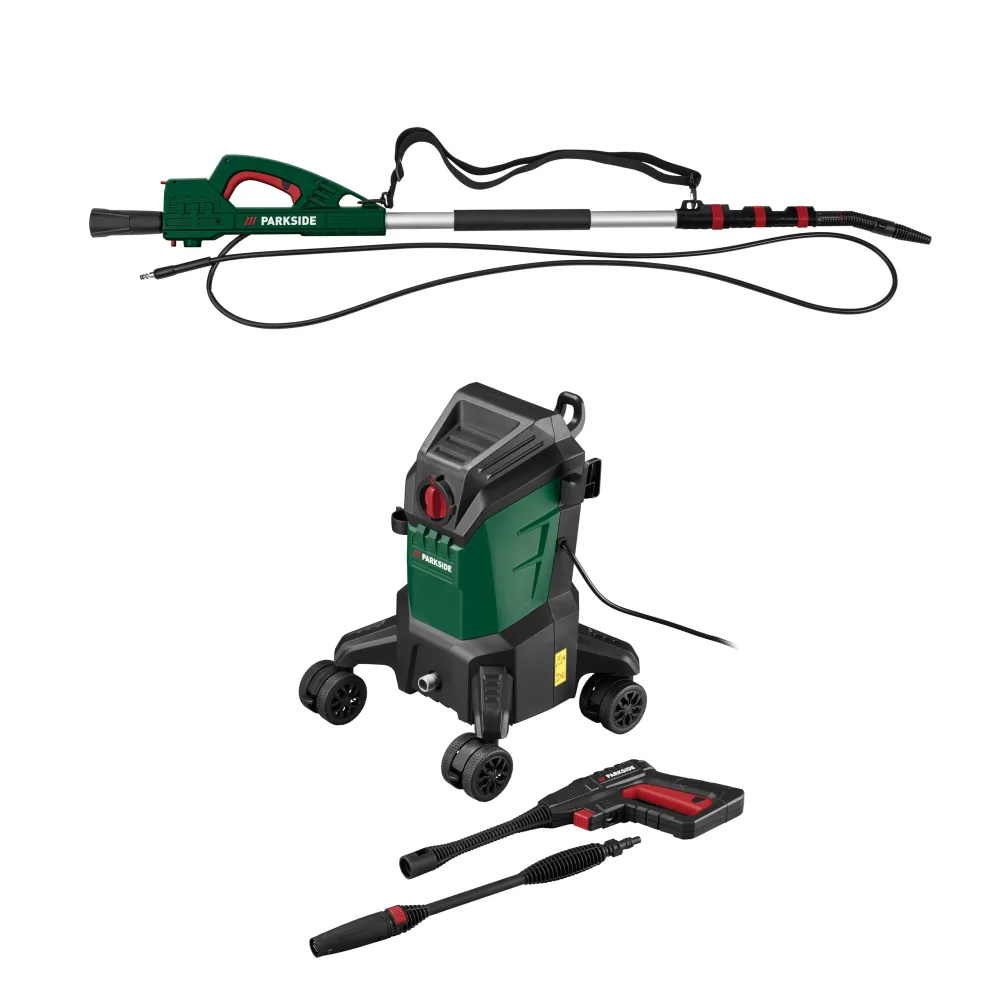 PARKSIDE® Flexibilný vysokotlakový čistič PHDF 150 A1 + Teleskopická tryska pre vysokotlakový čistič PTL 4 C5
