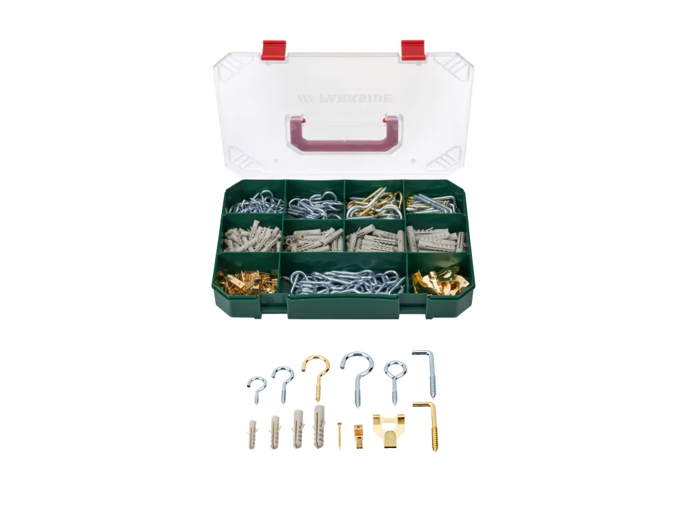 PARKSIDE® Háčiky/príchytky/klince (sortiment háčikov a príchytiek)