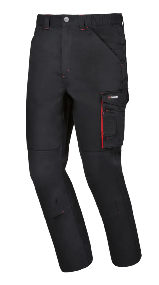 PARKSIDE® Herren Arbeitsbundhose (Rot, 54)
