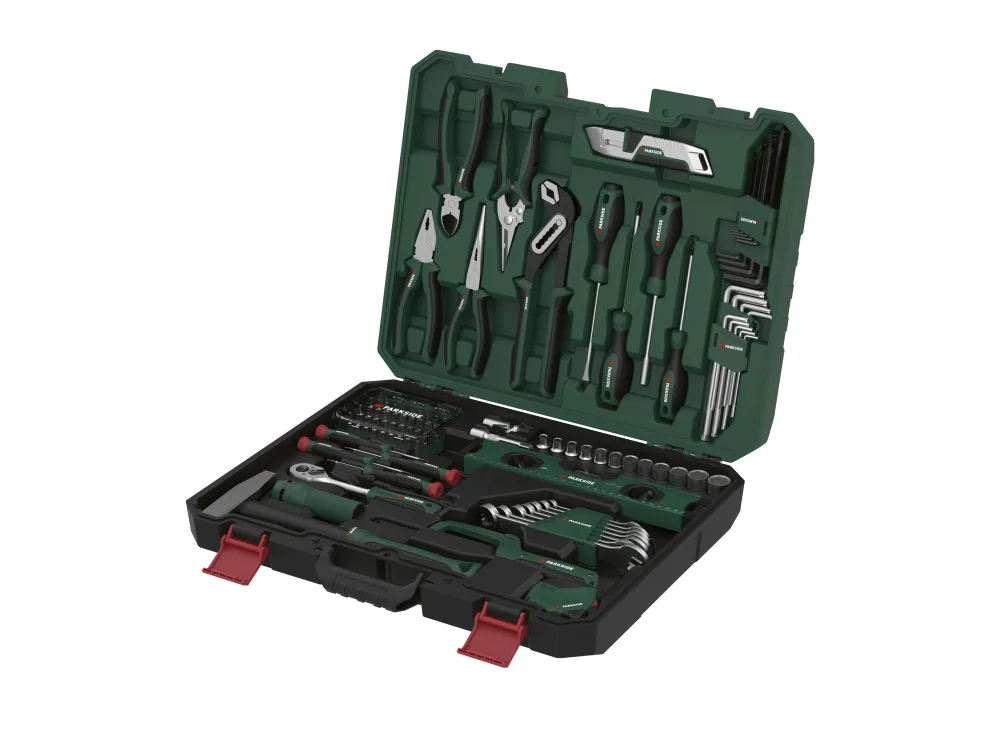 PARKSIDE® Kufor s náradím, 90-dielna súprava