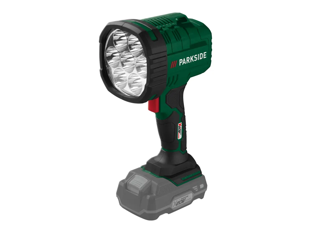 PARKSIDE® Lampe torche LED sans fil + Batterie + Chargeur, 20 V
