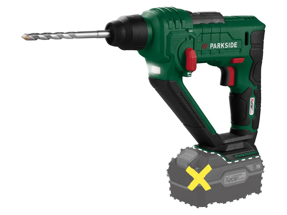 PARKSIDE® Marteau perforateur sans fil 1J + Batterie + Chargeur, 20 V