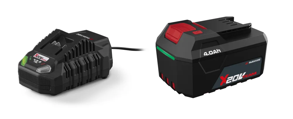 PARKSIDE® Nabíjačka na akumulátor 20 V/4,5 A PLG 20 C3 + Akumulátor 20 V/4 Ah PAP 204 A1