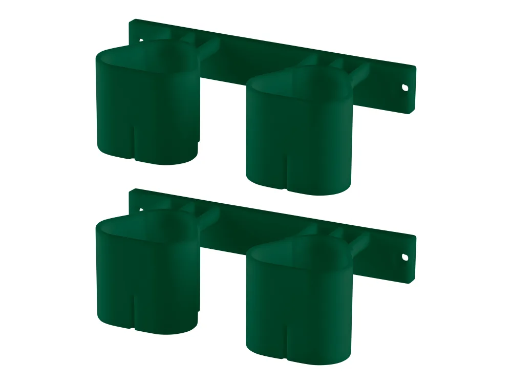 PARKSIDE® Nástenný držiak na akumulátor/aku skrutkovač (dvojitý držiak na akumulátor, 2 kusy)