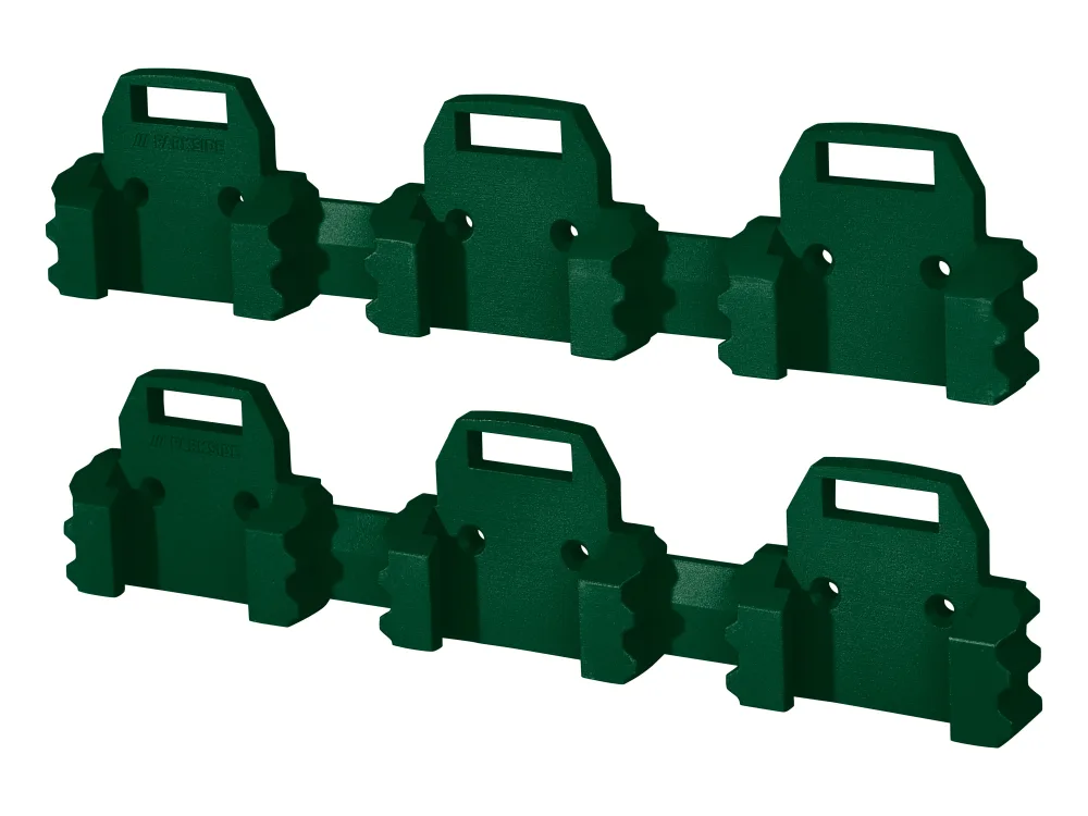 PARKSIDE® Nástenný držiak na akumulátor/aku skrutkovač (trojitý držiak na akumulátor, 2 kusy)