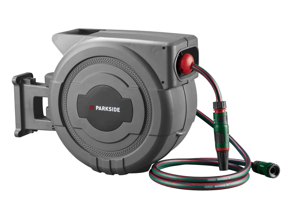 PARKSIDE® Nástenný navíjač hadice, 15 m (antracitová)