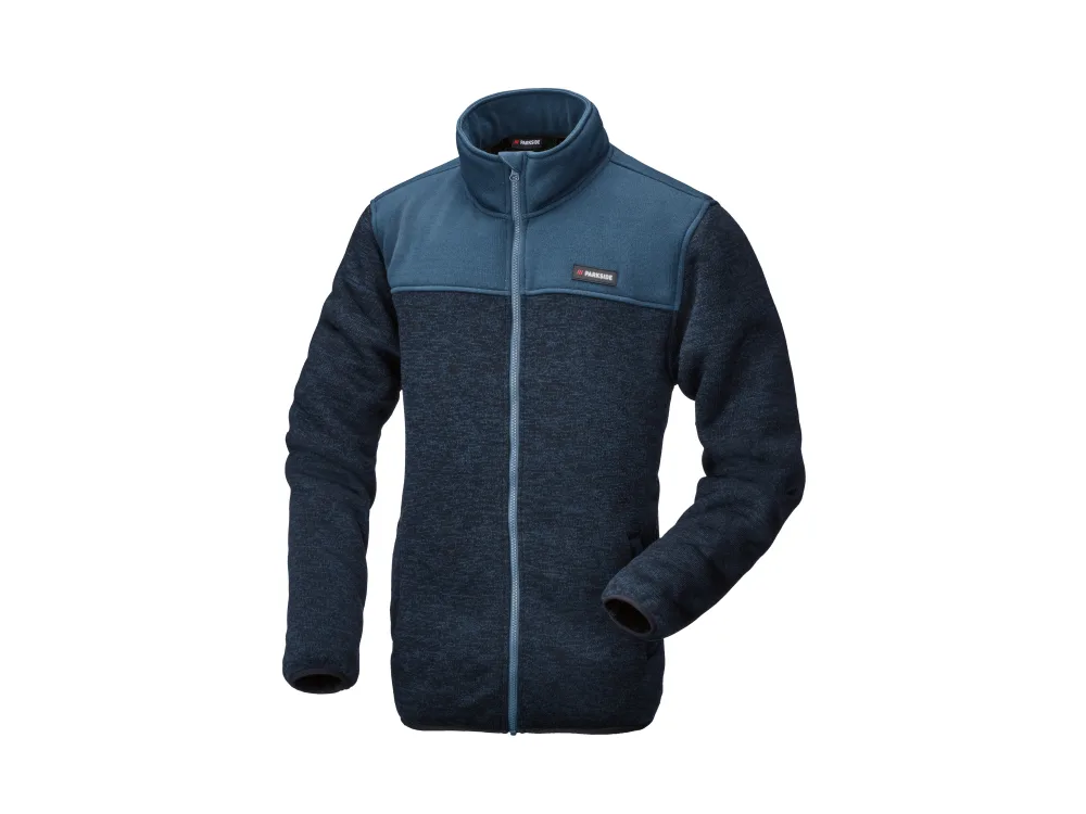 PARKSIDE® Pánska flísová bunda s plyšovou podšívkou (námornícka modrá, M (48/50))