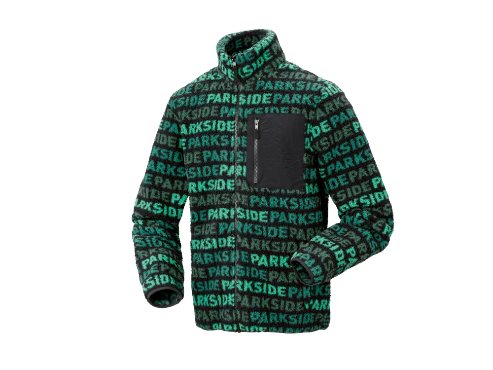 PARKSIDE® Pánska flísová bunda (zelená, S (44/46))