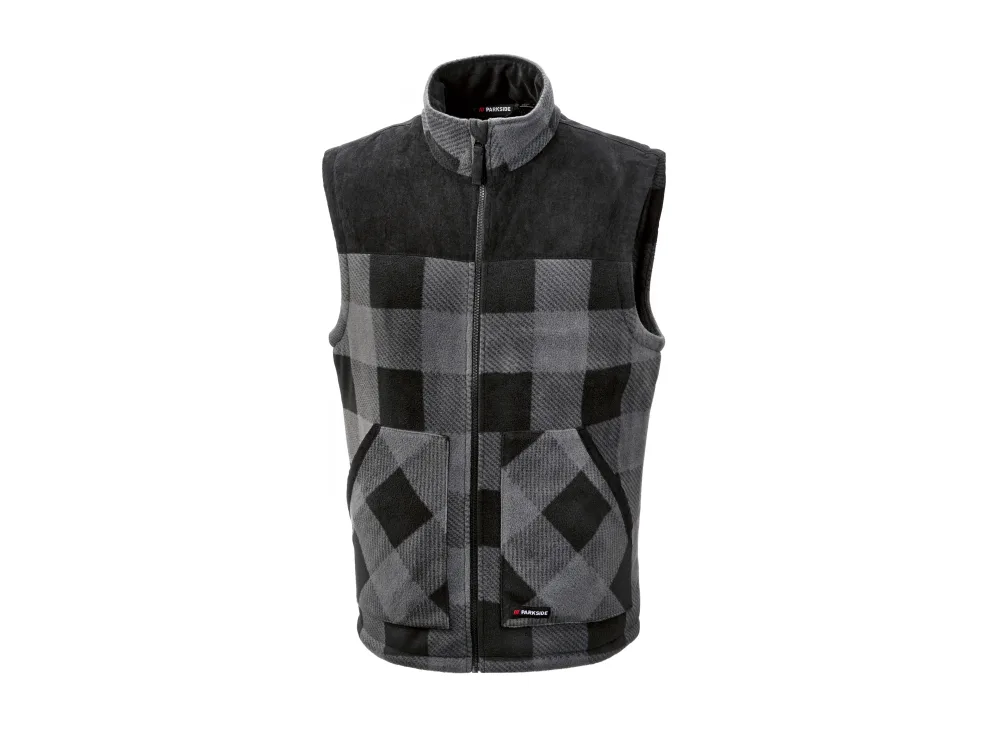 PARKSIDE® Pánska flísová vesta (sivá, XL (56/58))