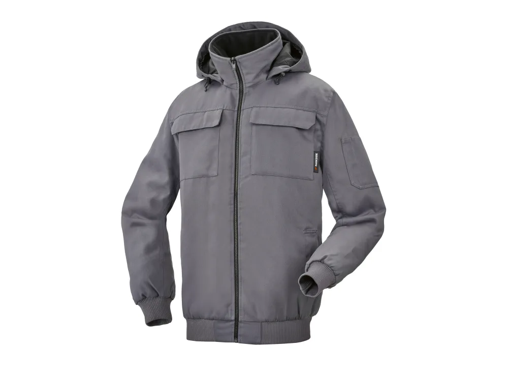 PARKSIDE® Pánska pracovná bunda s podšívkou (sivá, L (52/54))