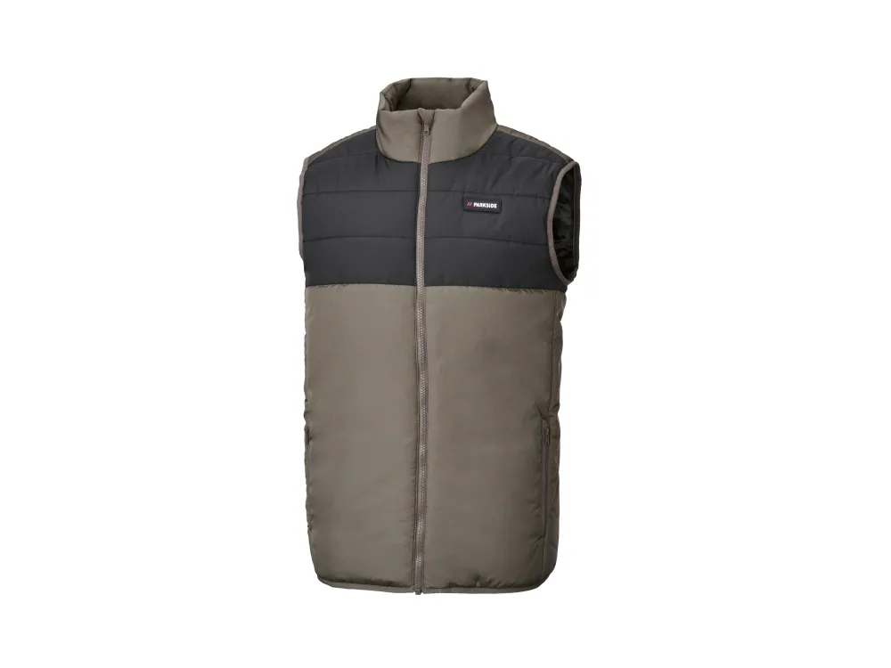 PARKSIDE® Pánska prešívaná vesta (zelená, S (44/46))