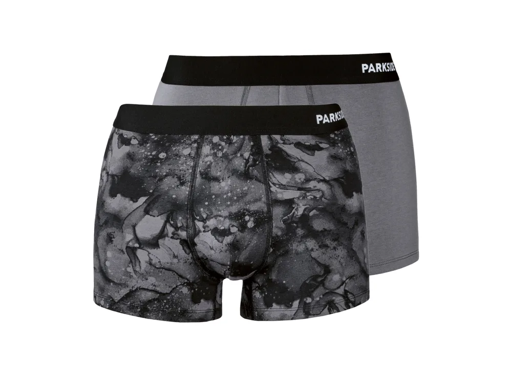 PARKSIDE® Pánske boxerky, 2 kusy (sivá, 6/L)