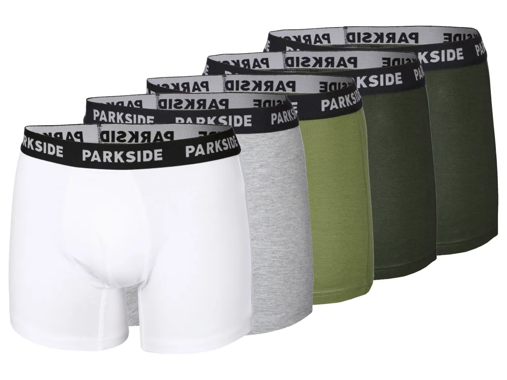 PARKSIDE® Pánske boxerky (sivá/zelená/biela, 7/XL)
