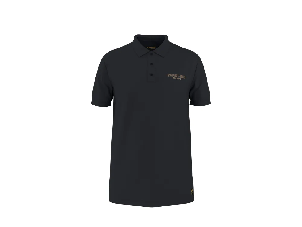 PARKSIDE® Pánske funkčné polo tričko PARKSIDE (čierna, XXL (60/62))