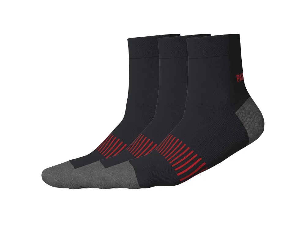 PARKSIDE® Pánske pracovné ponožky, 3 páry (čierna, 47/50)