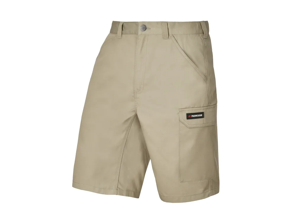 PARKSIDE® Pánske pracovné šortky (béžová, 48)