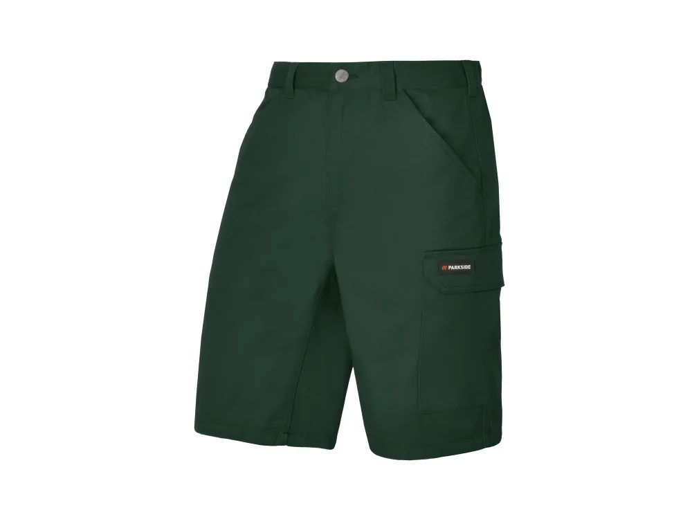 PARKSIDE® Pánske pracovné šortky (zelená, 52)