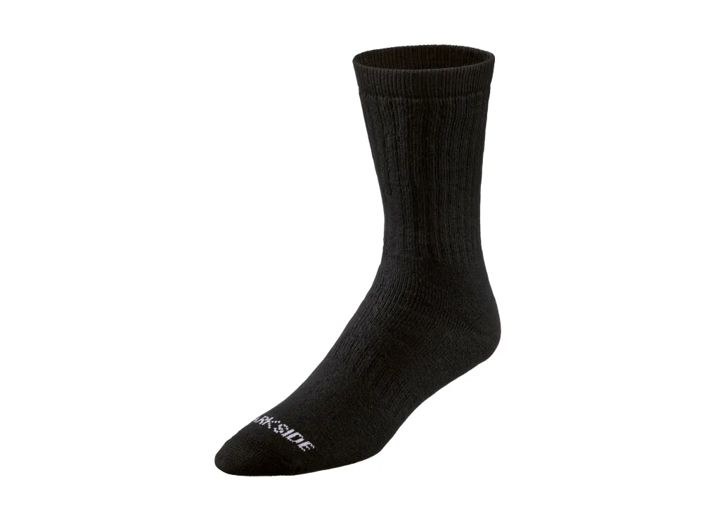 Parkside® Pánské pracovní termo ponožky, 4 páry (černá/zelená, 39/42)