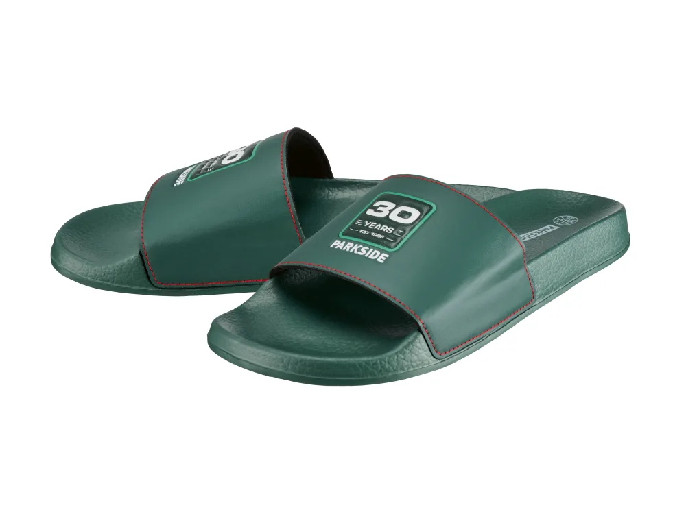 PARKSIDE® Pánske šľapky Fan Edition (zelená, 45)