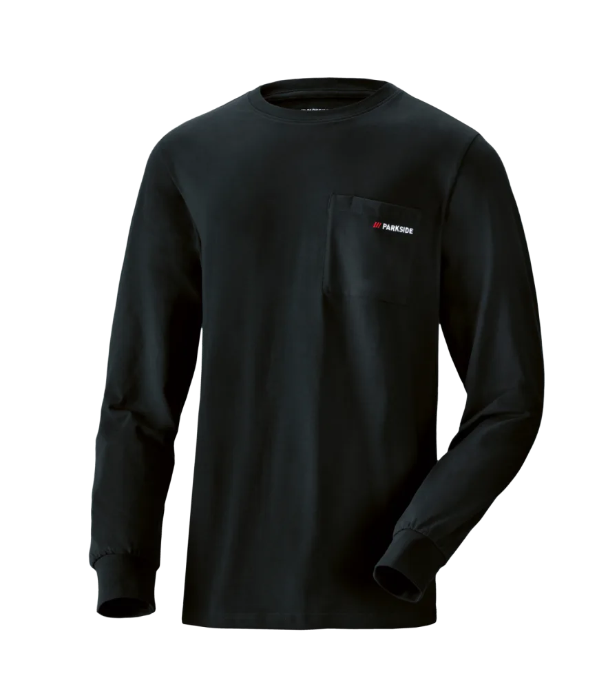 PARKSIDE® Pánske termotričko s dlhým rukávom (čierna, M (48/50))