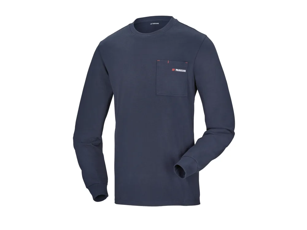 PARKSIDE® Pánske termotričko s dlhým rukávom (tmavomodrá, M (48/50))