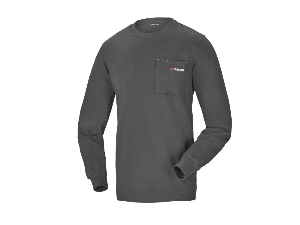 PARKSIDE® Pánske termotričko s dlhým rukávom (tmavosivá, S (44/46))