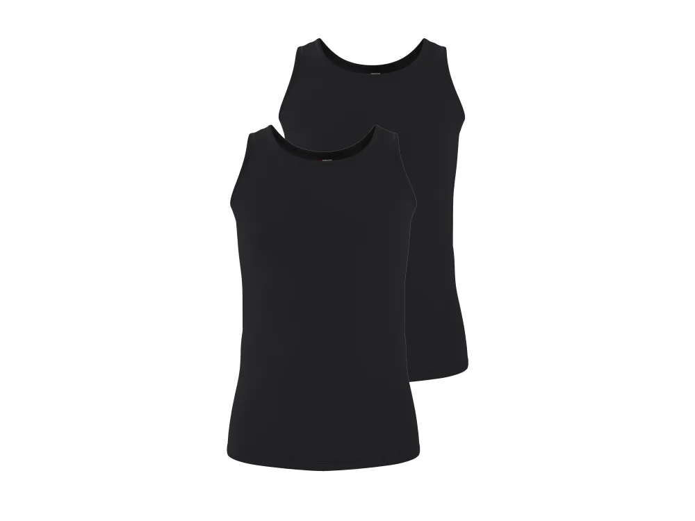PARKSIDE® Pánske tielko, 2 kusy (čierna, 7/XL)