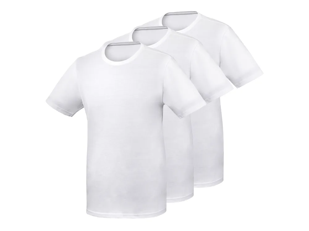 Parkside® Pánské triko, 3 kusy (bílý, S (44/46))