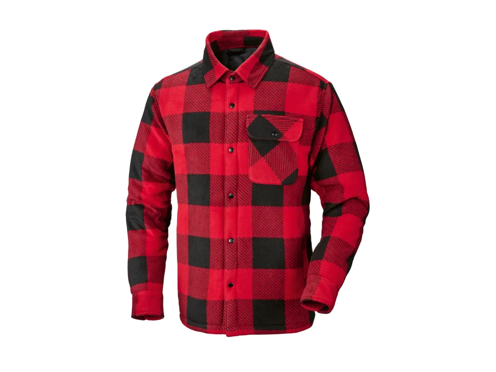 Parkside® Pánský flanelový overshirt (červená, XXL (60/62))