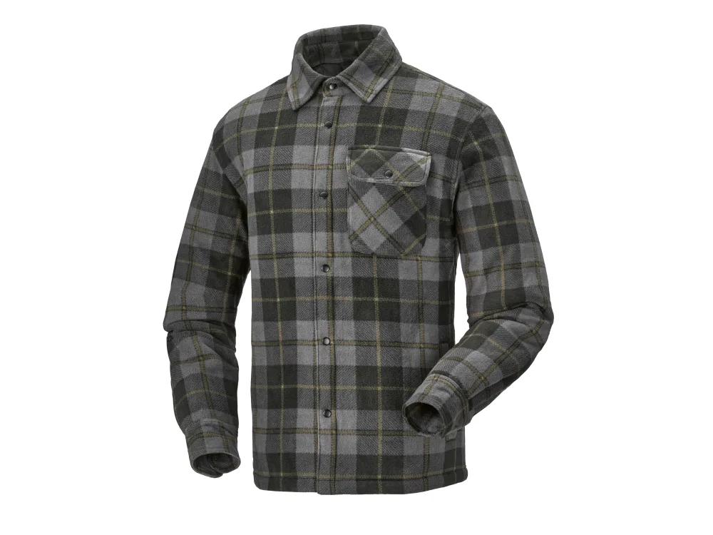 Parkside® Pánský flanelový overshirt (šedá, M (48/50))