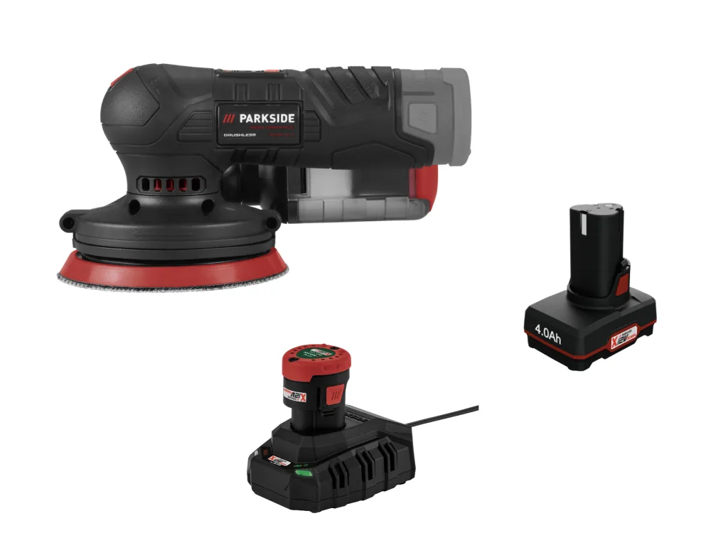 Parkside Performance® Aku excentrická bruska Paesp 12-Li A2, 2 Ah a 4 Ah