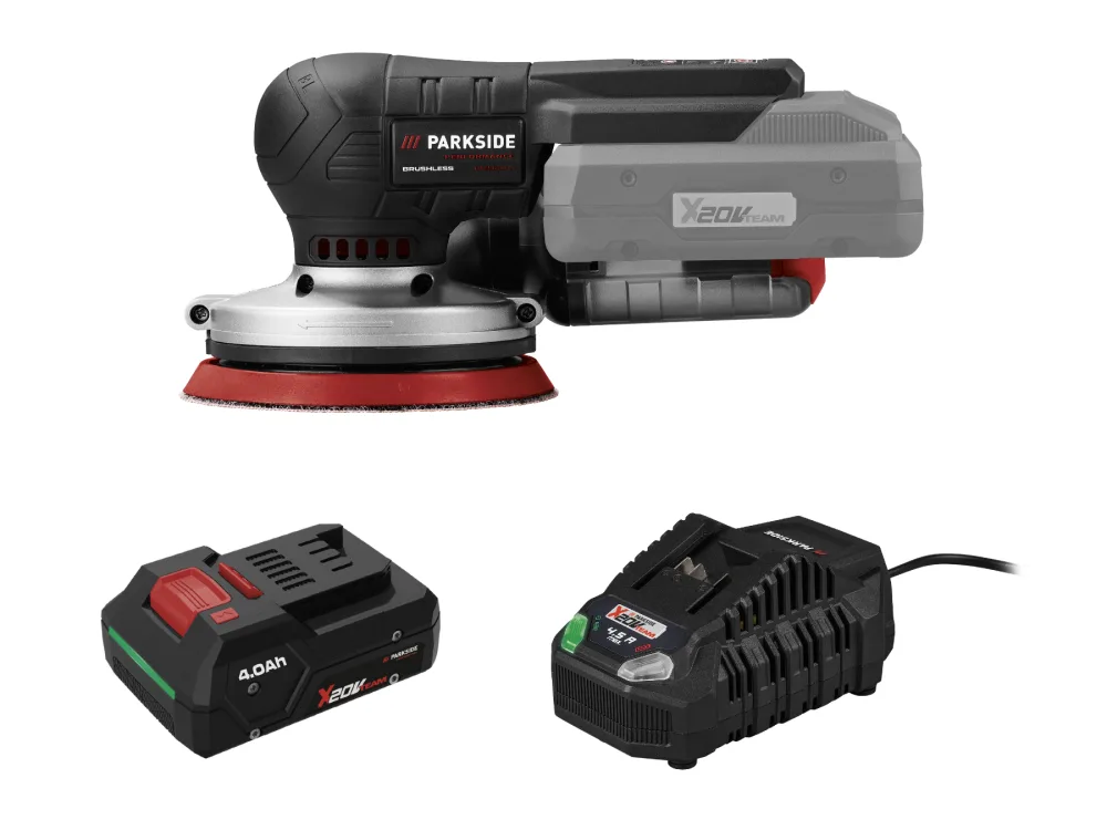 Parkside Performance® Aku excentrická bruska Paesp 20-Li A1, Smart 4 Ah