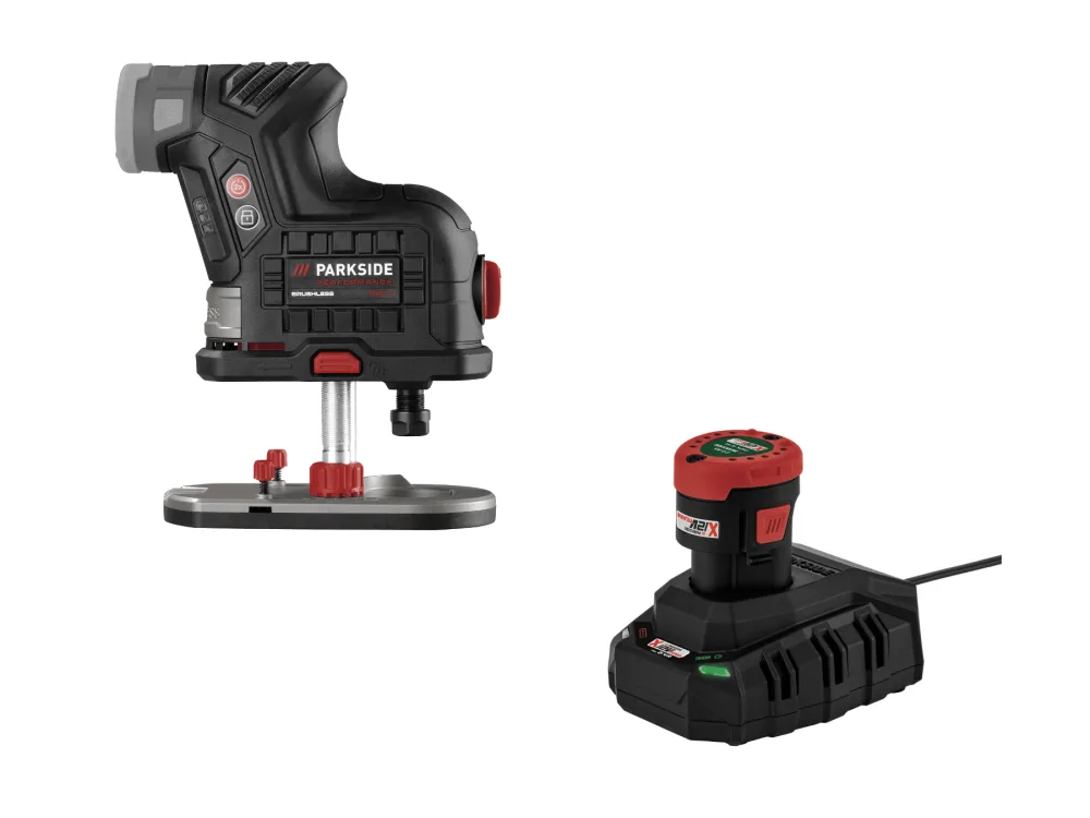 Parkside Performance® Aku frézka na hrany Ppakf 12 A1, 2 Ah