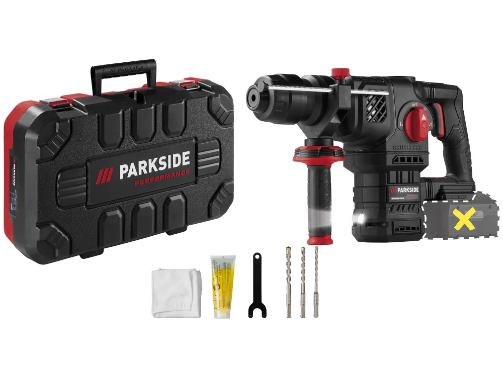 PARKSIDE PERFORMANCE® Aku kombinované kladivo 20 V PKHAP 2058 A1 – bez akumulátora