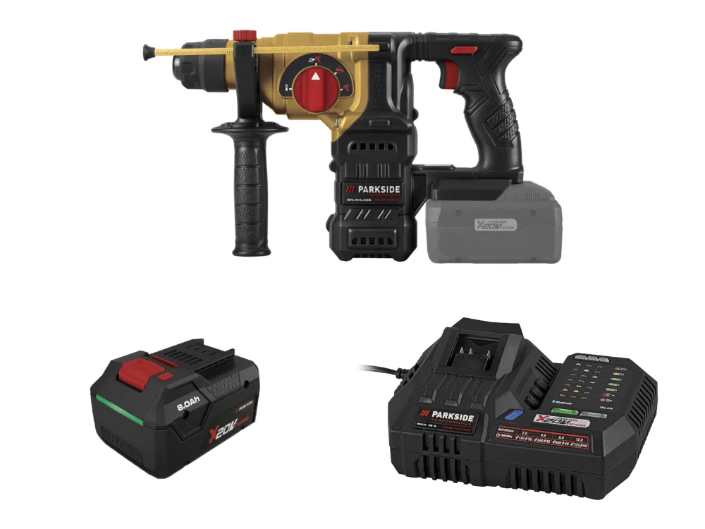 Parkside Performance® Aku kombinované kladivo Limited Edition Pkhap 2034-Li B1, Smart 8 Ah