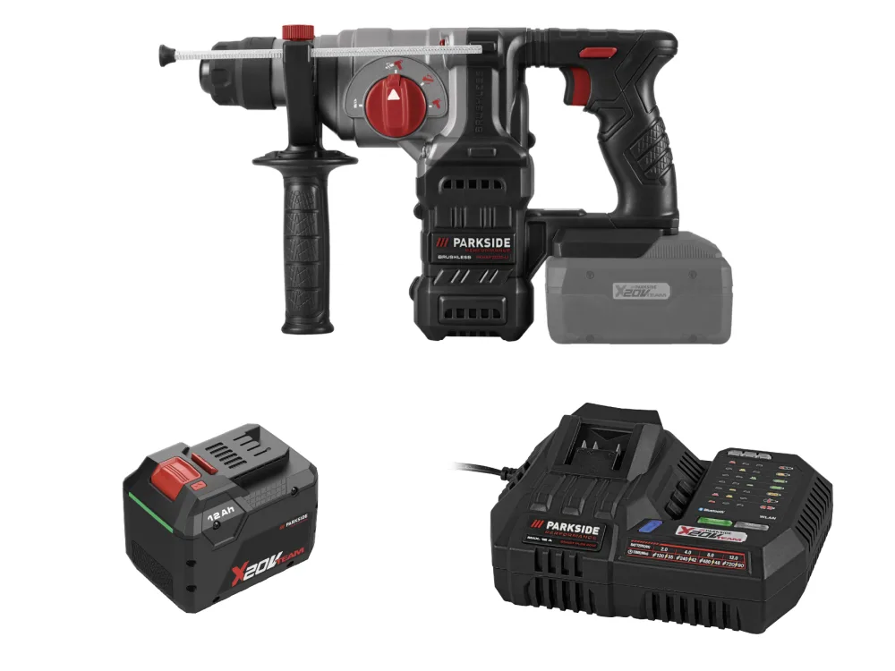 Parkside Performance® Aku kombinované kladivo Pkhap 2034-Li B1, Smart 12 Ah