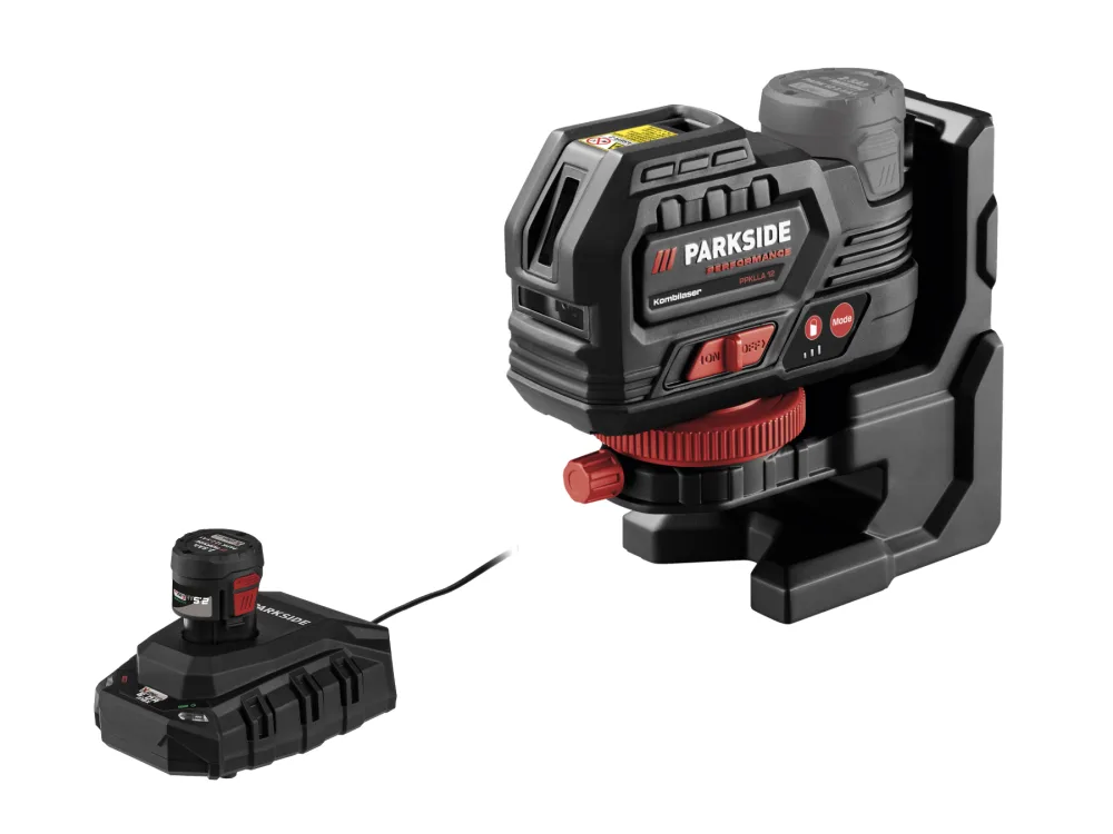 Parkside Performance® Aku křížový liniový laser Ppklla 12 A1, 2,5 Ah