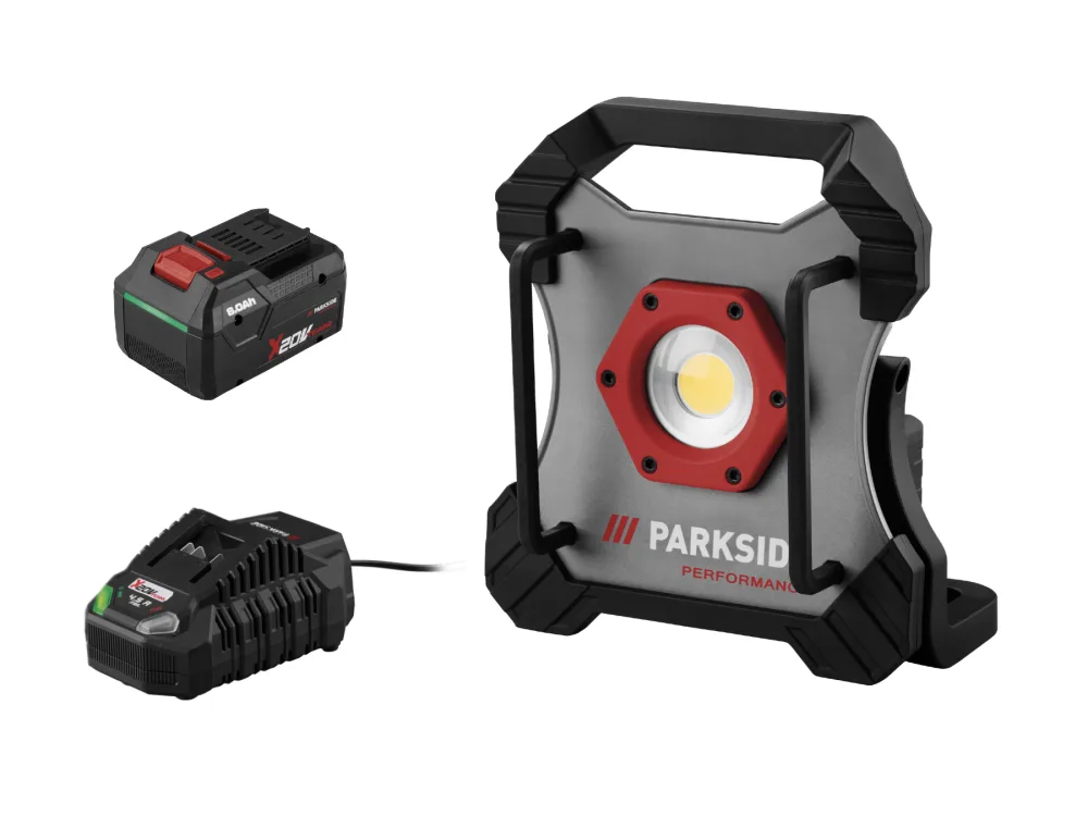 Parkside Performance® Aku LED reflektor Ppbsta 20-Li A1, Smart 8 Ah