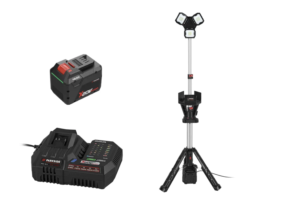 Parkside Performance® Aku LED reflektor Pplsa 20-Li A1, Smart 12 Ah