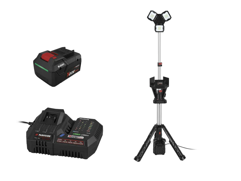 Parkside Performance® Aku LED reflektor Pplsa 20-Li A1, Smart 8 Ah
