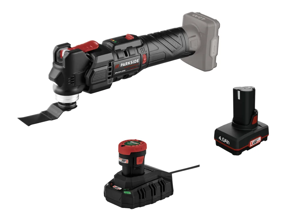 Parkside Performance® Aku multifunkční nářadí Ppmfwa 12 B2, 2 Ah a 4 Ah