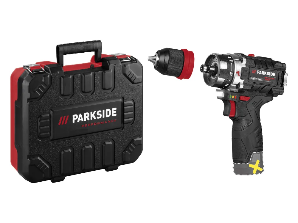 PARKSIDE PERFORMANCE® Aku príklepová vŕtačka 12 V PSBSAP 12 A1 – bez akumulátora