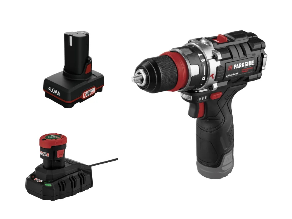 Parkside Performance® Aku příklepová vrtačka Psbsap 12 A1, 2 Ah a 4 Ah