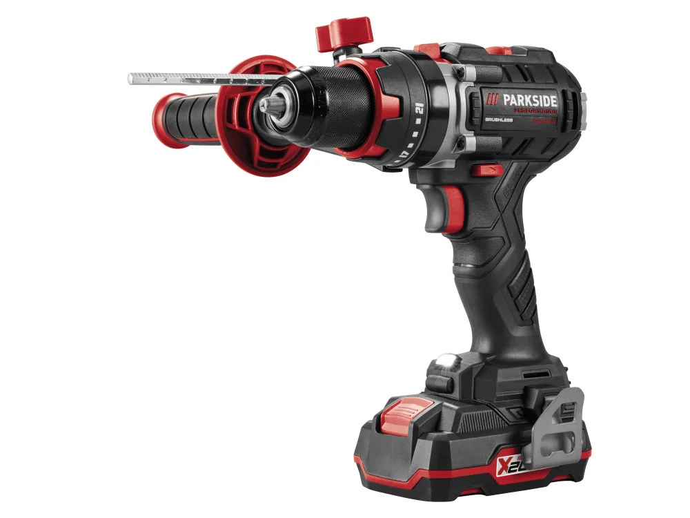 PARKSIDE PERFORMANCE® Aku príklepový vŕtací skrutkovač s príslušenstvom PSBSAP 20-Li D4