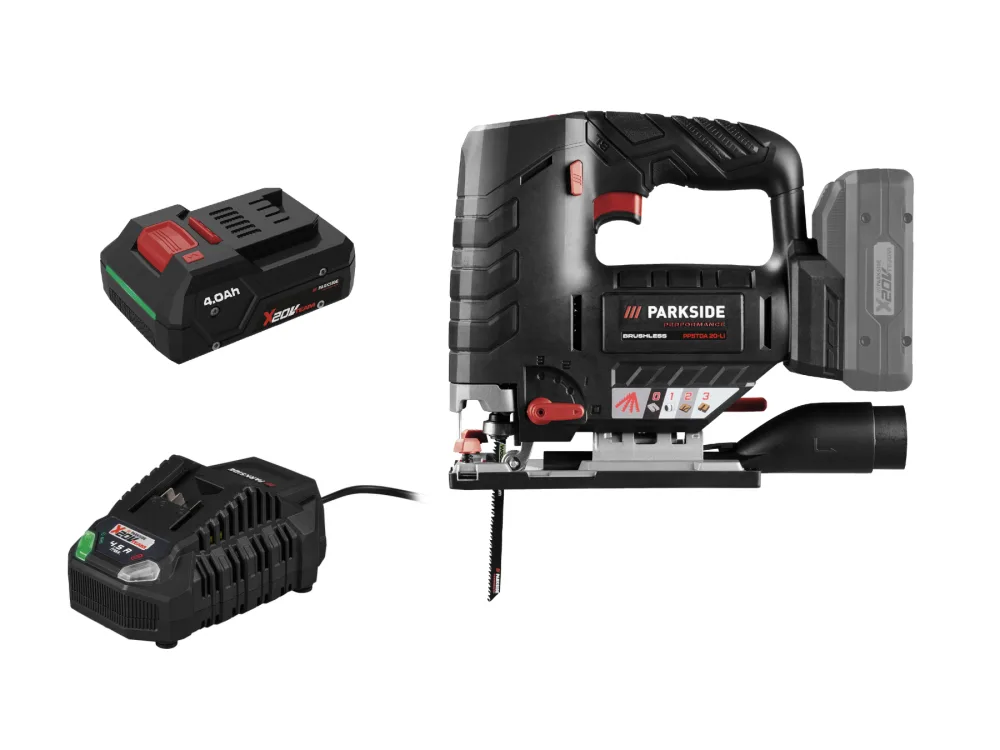 Parkside Performance® Aku přímočará pila Ppstda 20-Li B2, Smart 4 Ah