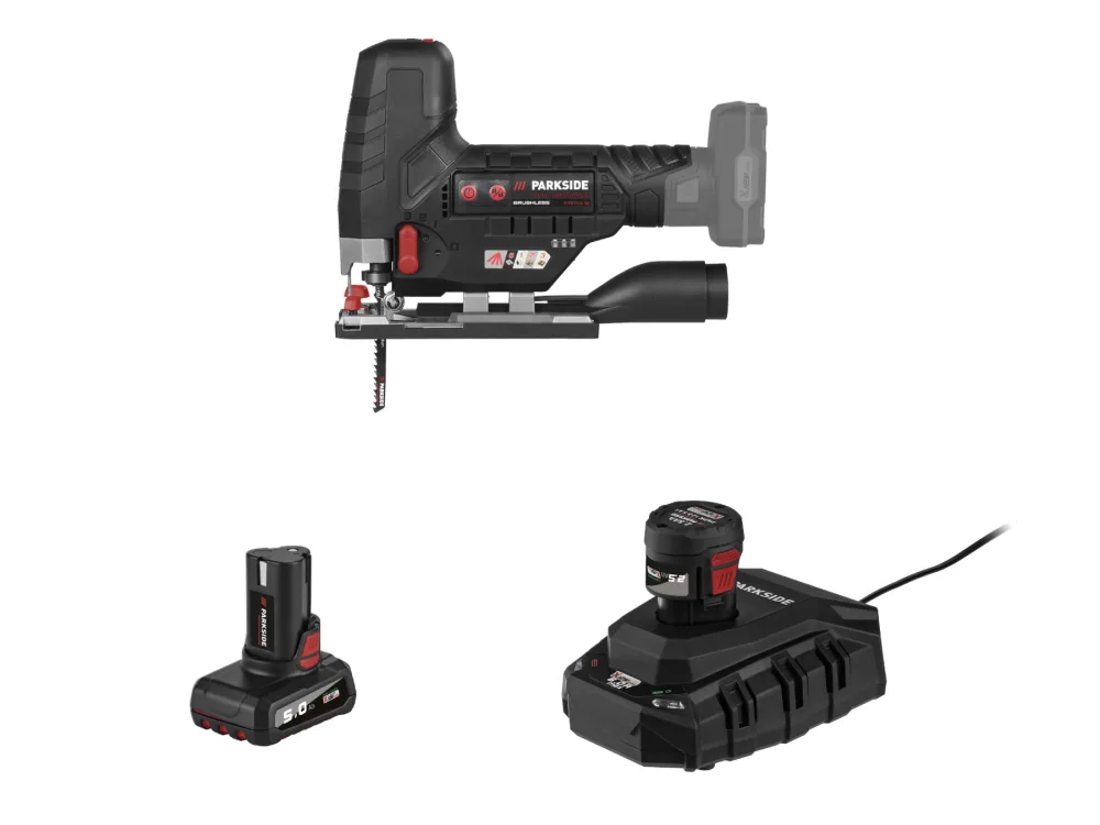 Parkside Performance® Aku přímočará pila Ppstka 12 A1, 2,5 Ah a 5 Ah